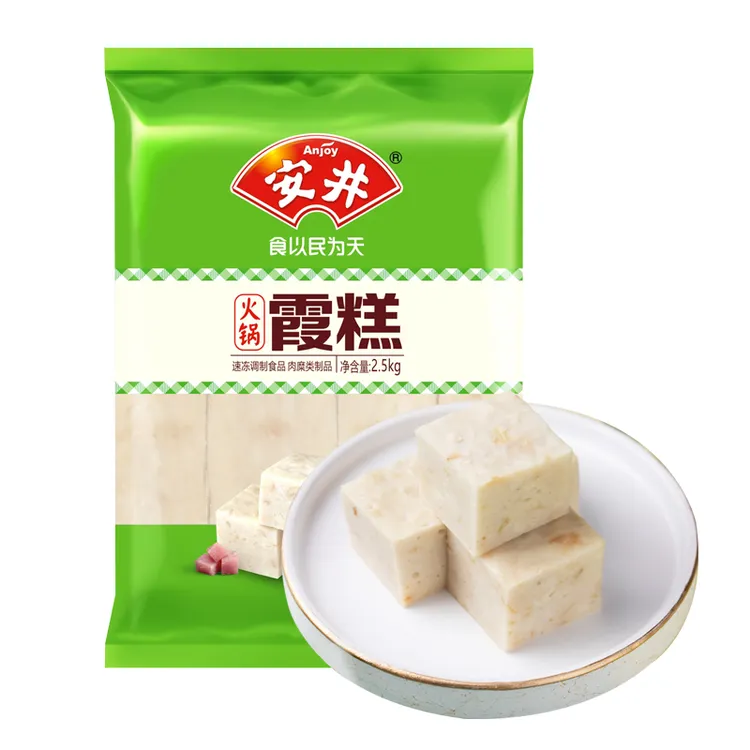 Anjoy/安井霞糕5斤火锅食材麻辣烫关东煮海底捞麻辣烫肉豆腐冷冻