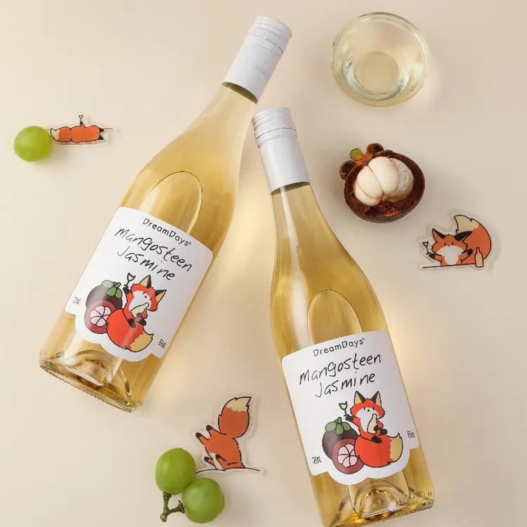 乳果那年微醺山竹冰茉莉水果酒女士低度甜酒女生晚安葡萄酒720ML