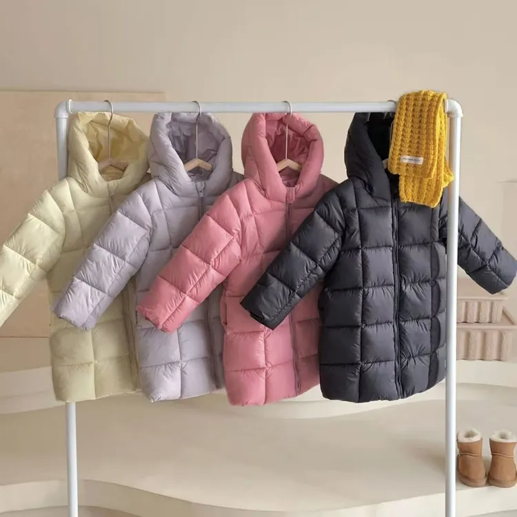 冬季新款儿童棉服中长款大中小童加厚外套男童女童宝宝棉衣棉袄