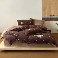 复古简约轻奢羊圈绒四件套加厚牛奶绒毛绒保暖系列双面绒床品套件