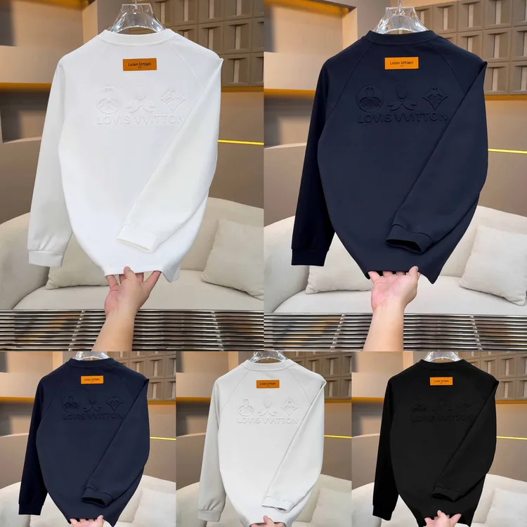 【退货补运费】遇见轻奢秋季新品男士百搭钢印卫衣90826