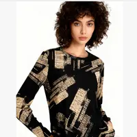 【T恤】秋冬季高档新款上衣设计感时装女装服装5009[GYSS]Q