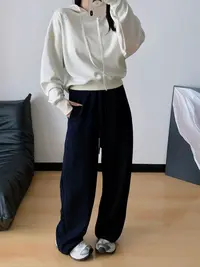 【嘿店】AKR女士冬季加厚羊毛弯刀裤