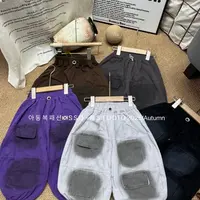 【25/秋·搭王】韩国奶味酱酱棉布小裤【高货喷染休闲裤1338