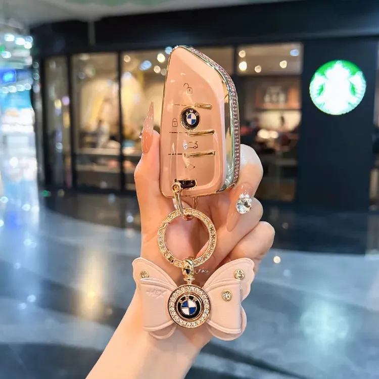 新款宝马新5系钥匙套X5车3系x3扣1系525包x1x2x4新款530壳320li女