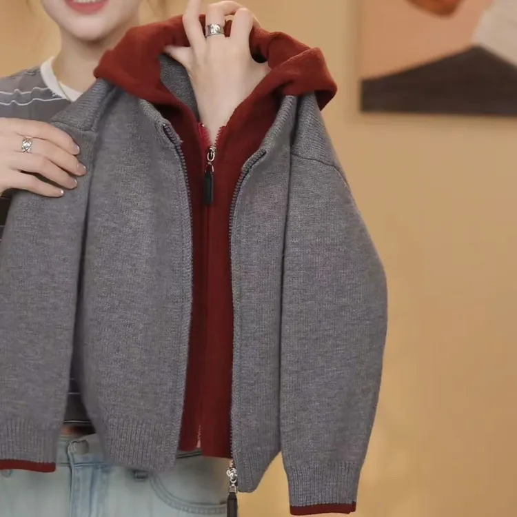 【萌萌妈推荐】儿童针织衫开衫外套2025秋季新款韩版休闲假两件毛衣