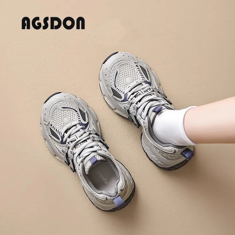 m奥古狮登6cm增高老爹鞋女2025秋季新款高级感甜酷百搭运动鞋xx