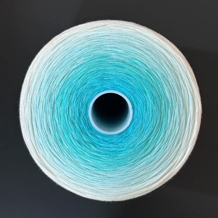 【烟雨】100%棉渐变棉蛋糕线线手编DIY毛线团