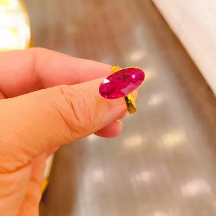 铜合金戒指 جىڭ سۇئاېرسكى ئۈزۈك 金色民族风戒指时尚手工指环