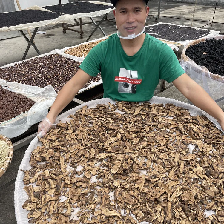 白术九蒸九晒传统古法工艺瓦缸桑枝柴火煮水锤粉泡酒材料熟即食靓