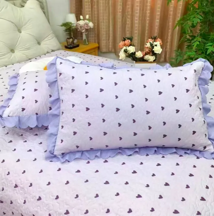 【韩国泡泡棉枕套】A类有氧提花韩式轻奢印花枕套