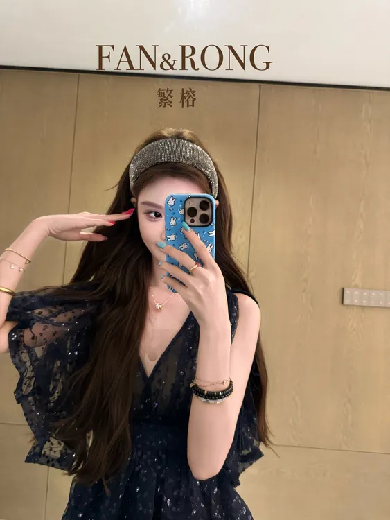 【流光溢彩】发箍发饰百搭增高气质星空闪烁爆闪满钻轻奢