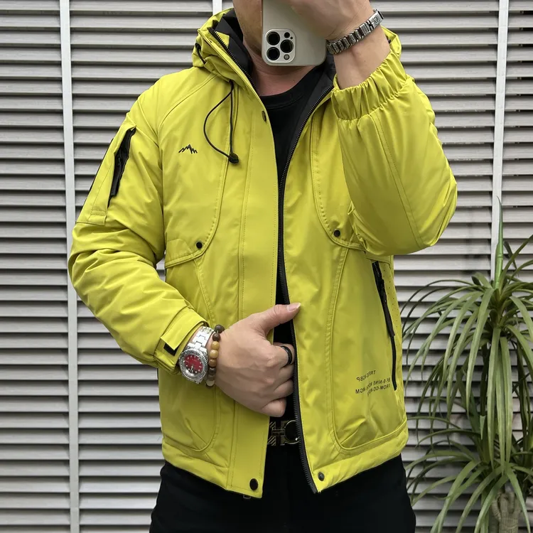 《专柜品质》男士秋冬连帽棉服916户外休闲防风保暖时尚百搭短款