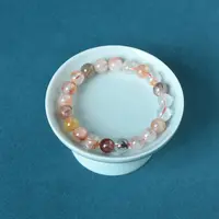 水晶红胶花0.9+手串（多样性发其一）