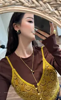 不锈钢树脂耳饰 NEW DADADA【利达同款】高级设计感气质耳环DVM032