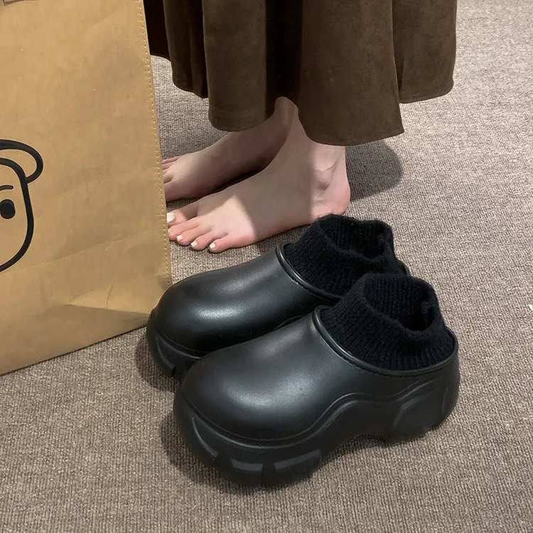 2025新款爆款棉鞋情侣5cm增高防水防潮外穿室内保暖秋冬季雪地靴商品图