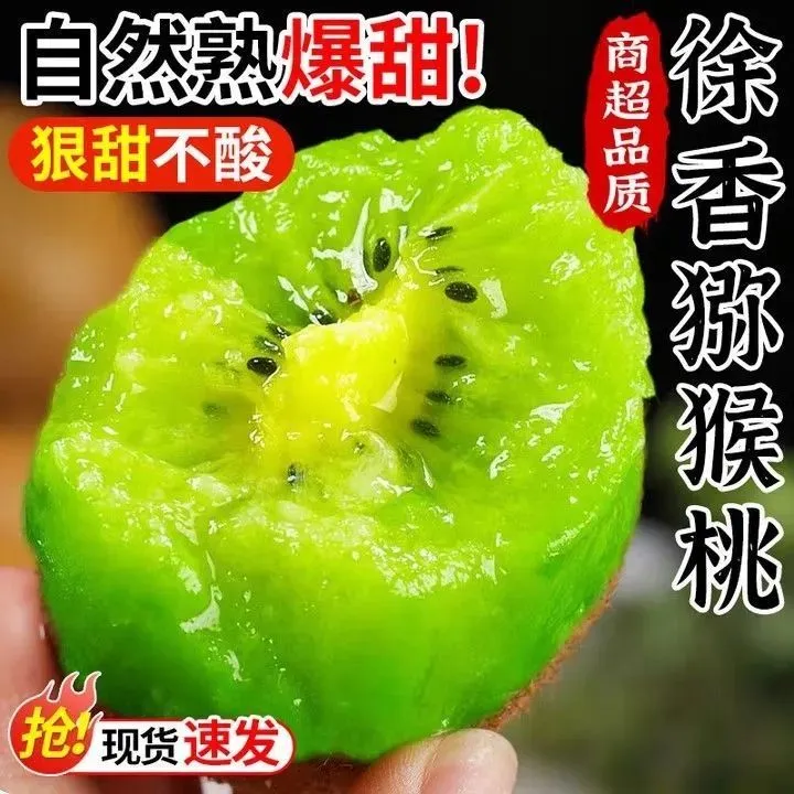 Y陕西徐香绿心猕猴桃50~110g新鲜采摘当季水果香甜多汁