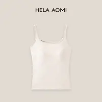 HELA AOMI“磨毛美背”百搭带胸垫吊带显瘦背心打底内搭CY5CY51806