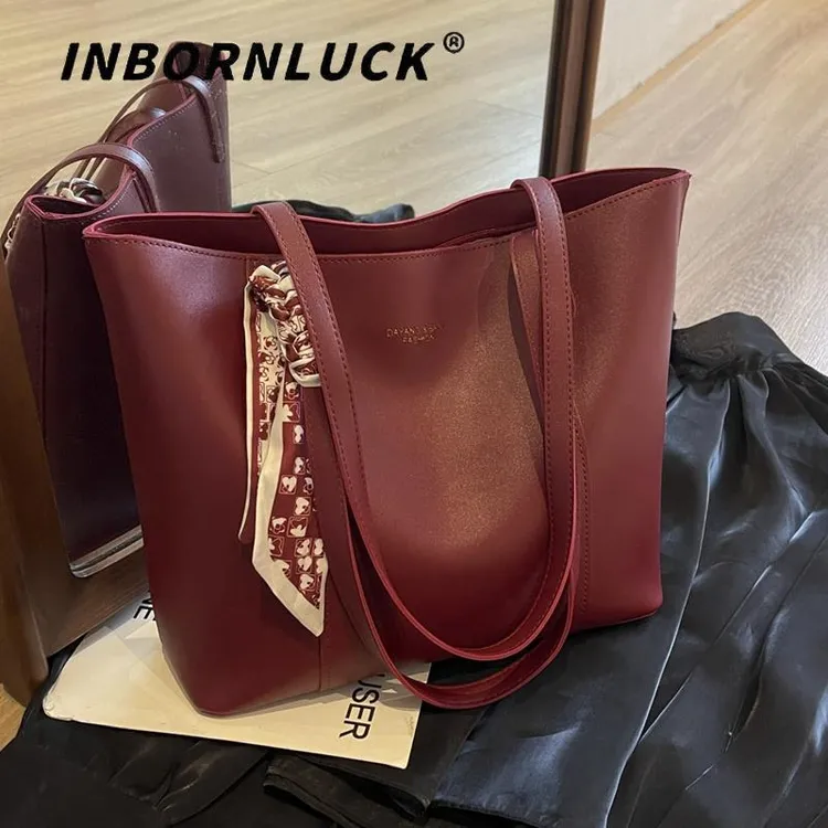 红色大包包女2025新款婚包结婚新娘包高级感大容量单肩手提托特包