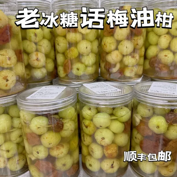 【顺丰发货中】潮汕手工腌制话梅油柑橄榄咸甜解腻开胃水果孕妇零食