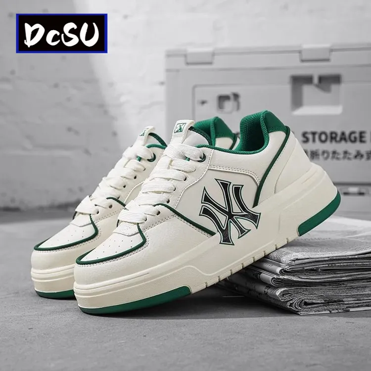 【香港DcSU&Shoes官方正品】小众潮牌男士百搭增高厚底休闲小白鞋
