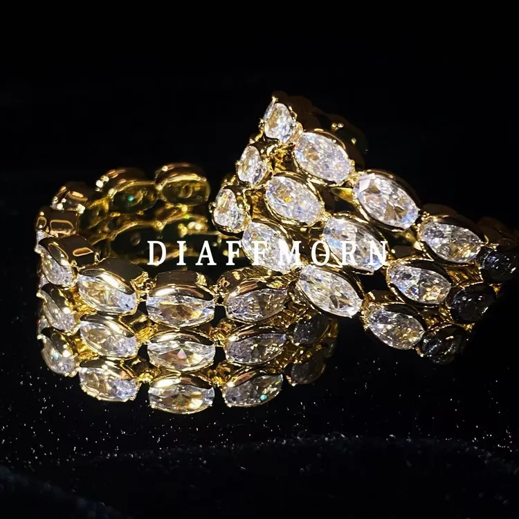 铜合金锆石耳饰 Y·M“锆石耳圈”重工款耳圈