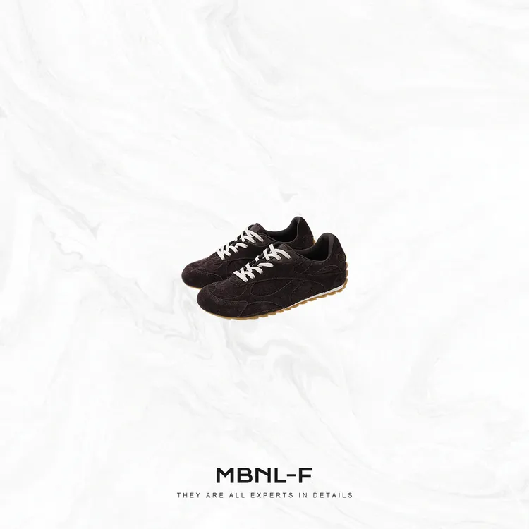 MBNL-F“极简bc” 胎牛反绒皮+羊皮圆头休闲鞋 秦磊XM-XXZ2561