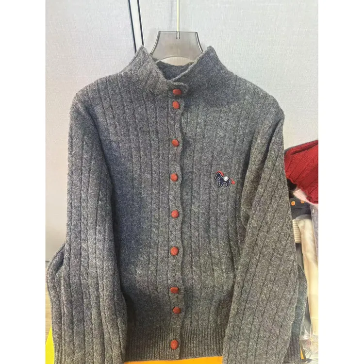 《至简 10997》 全毛   新款八结显瘦百搭针织毛衣女