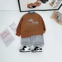 儿童卫衣加绒款长袖2025新款秋冬装男童 HZ251072 悠悠童话童装