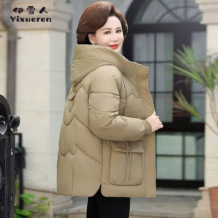 爆款2025年新款棉服女士冬季外套加厚短款棉衣小个子韩版宽松棉袄