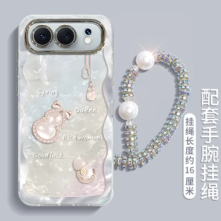 适用荣耀500手机壳新款卡通时尚创意幸运葫芦荣耀500Pro自带镜头