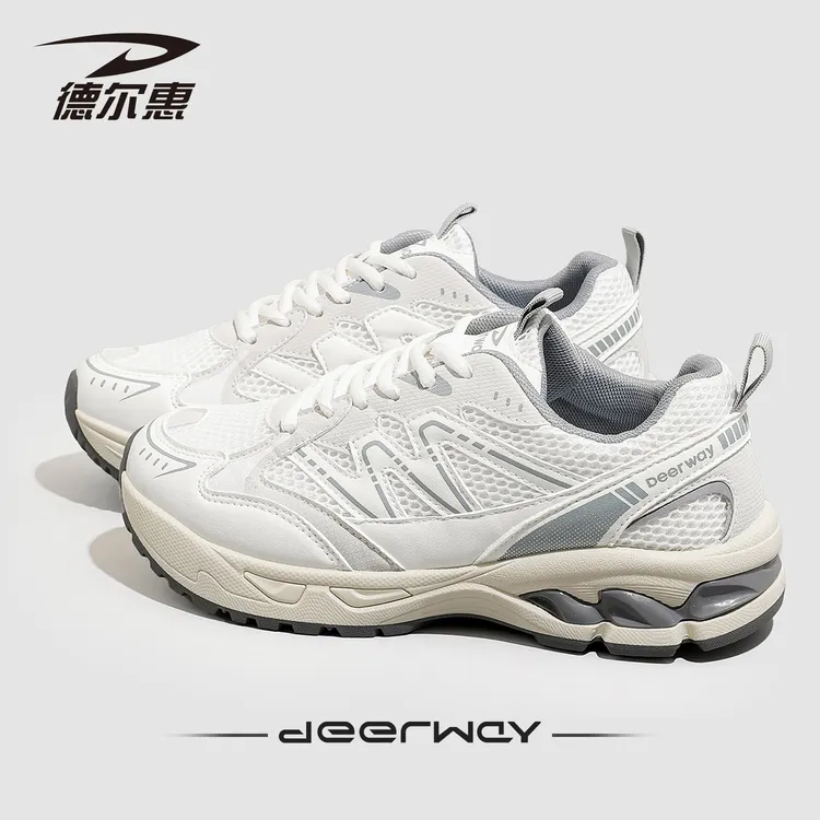 德尔惠增高厚底老爹鞋女夏天新款透气运动鞋女款低帮百搭休闲鞋子