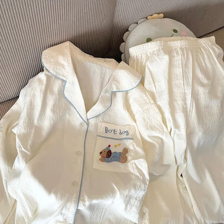 云朵棉睡衣女款爆款2025新款秋季长袖长裤女生奶系春天家居服套装