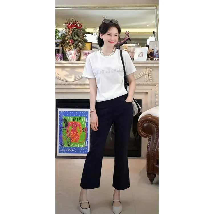 我是摩羯 舒服tee 精梳棉精美字母印花夏圆领短袖T恤上衣