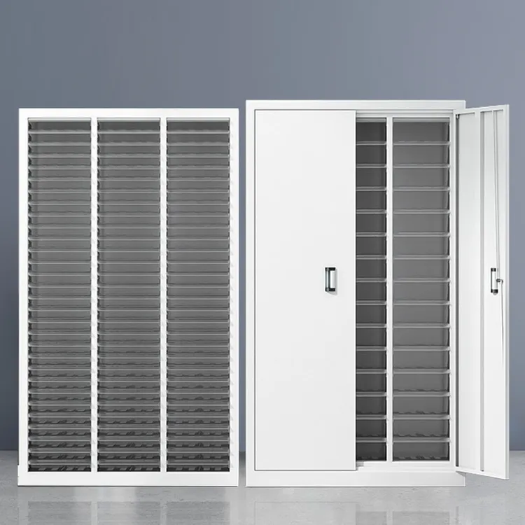 A4文件柜抽屉式多层凭证档案资料柜带锁办公票据铁皮收纳柜包邮