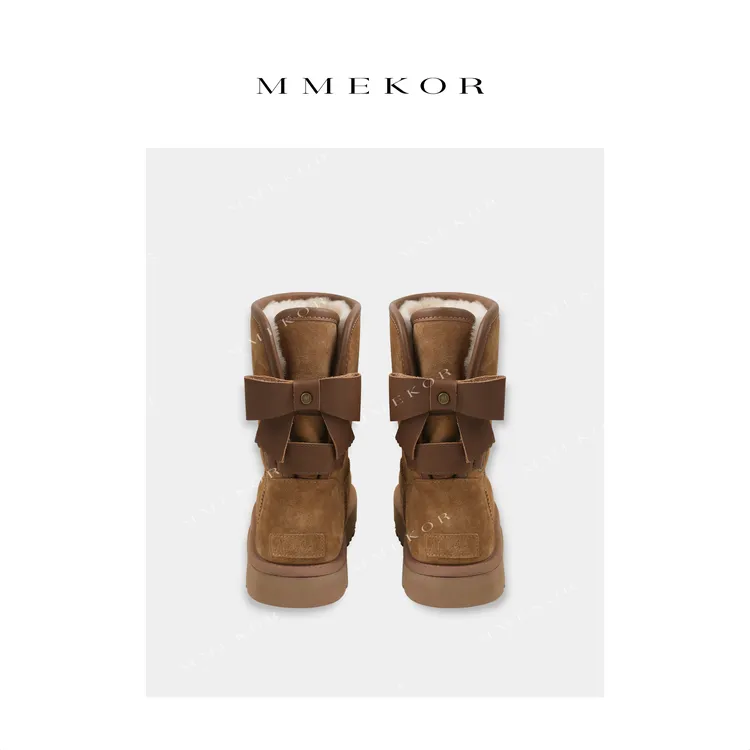 MMEKOR“北岛雪地靴” 2025新款末日美拉德风时髦靴子 25960