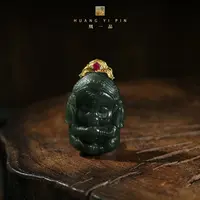 【凰一品】  塔青象神吊坠18k