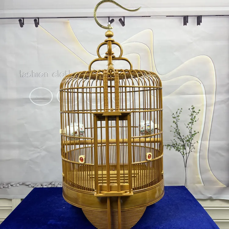广式鸟笼画眉高级广笼广西底全套大号精工竹制笼手工笼热卖笼加厚