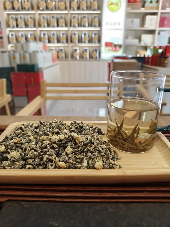 茉莉花茶【玉螺】球状花茶，口味浓厚，经久耐泡