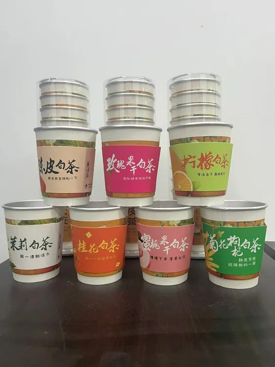 全福品推荐 陈皮白茶 福鼎老寿眉+新会陈皮 单杯装 2.5克/杯
