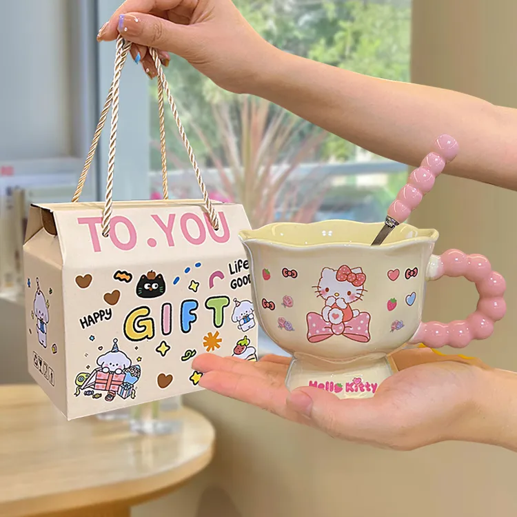 2025新款高颜值马克杯女生水杯子陶瓷牛奶杯咖啡杯生日礼物伴手礼