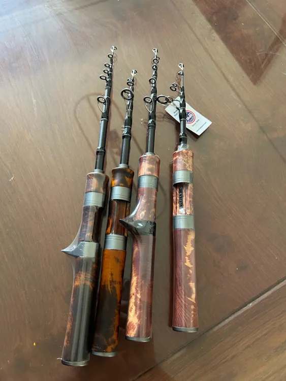 超短迷你伸缩滑竿实木手把路亚竿微物溪流马口白条ML硬度弹射杆
