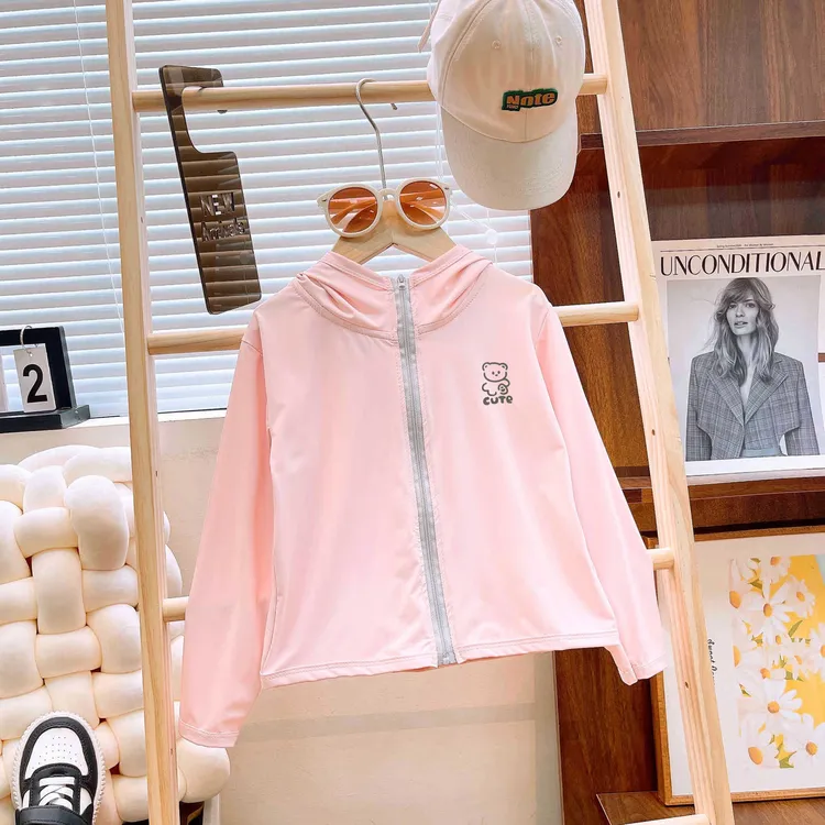 儿童防晒衣宝宝夏季女童轻薄透气男童防紫外线皮肤衣防晒服新童装