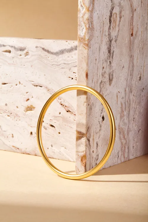 铜合金手镯 高货版古法传承素圈手镯实心复古镯子时尚百搭带钢印