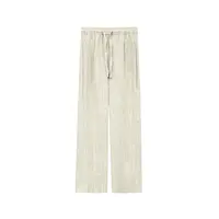 春夏新品！女士夏季垂感休闲百搭扎染直筒裤F412