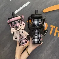 斯凯吸管保温杯喷陶瓷316不锈钢便携大容量水杯