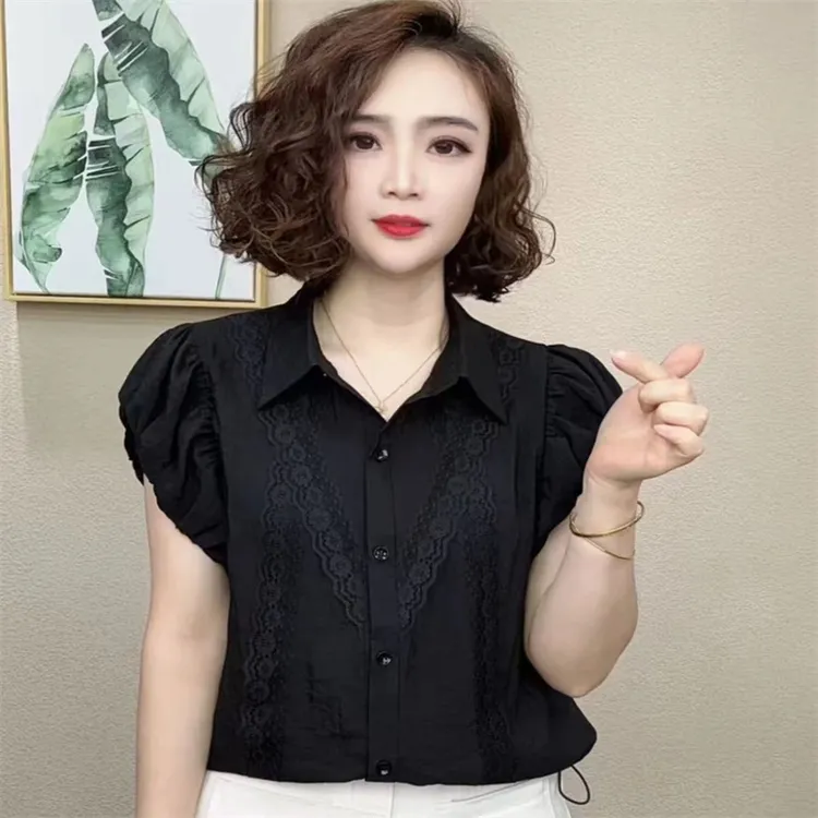 2025新款洋气百搭减龄显瘦气质女短袖T恤#208