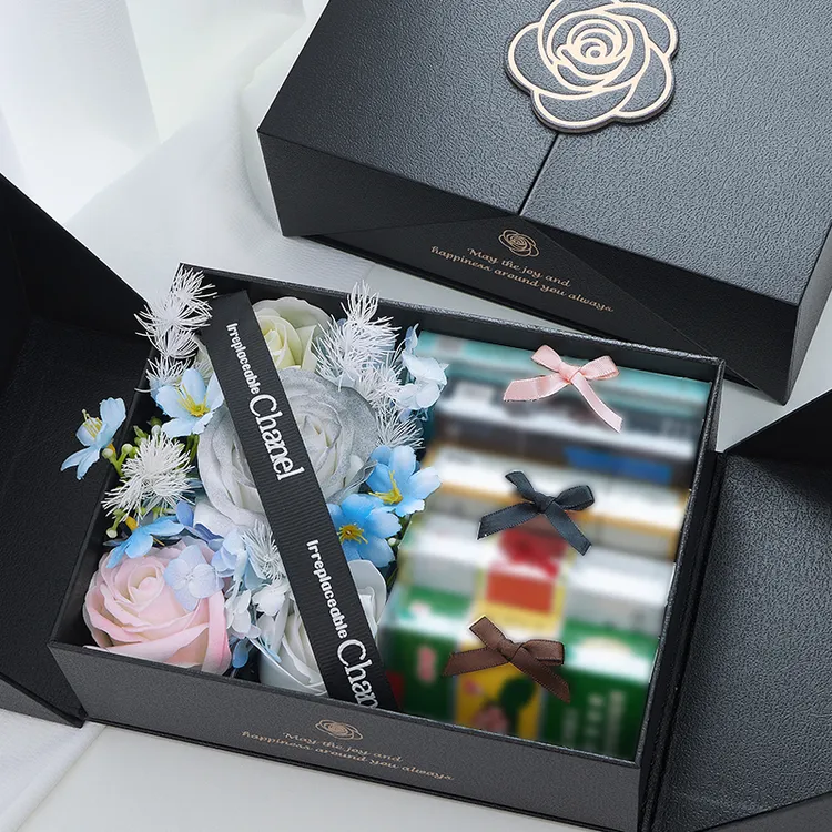 烟盒礼盒包装盒空盒子花束生日圣诞礼物盒围巾礼品盒送男友高级感