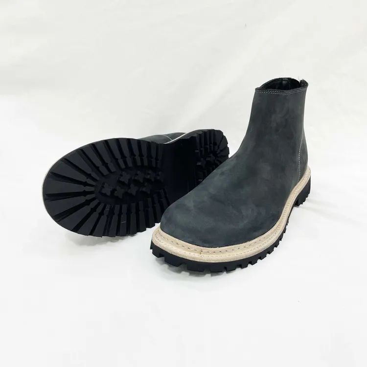 软底软面意大利油浸磨砂马皮切尔西靴英伦风休闲高帮皮靴户外短靴