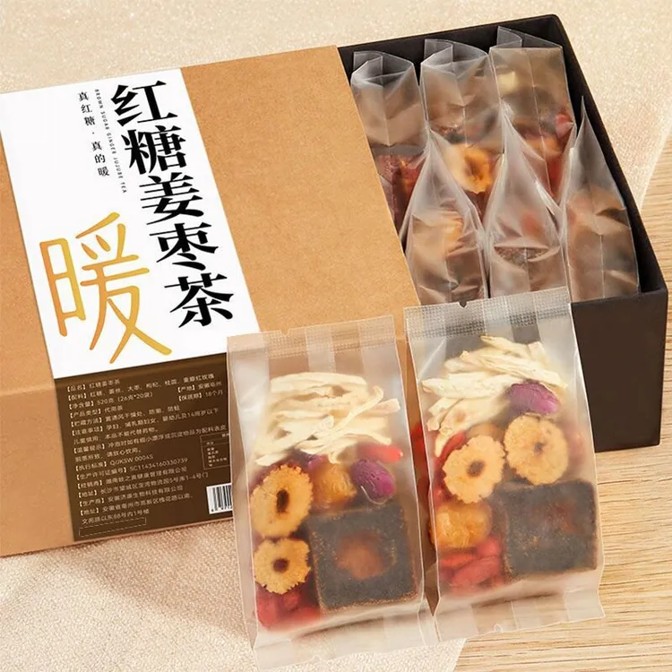 【西藏包邮】红糖姜枣茶玫瑰姜丝桂圆红枣红枸杞组合姨妈茶气血茶 